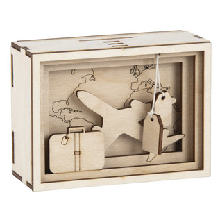 Houten 3D Geschenkbox "Journey"