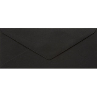 enveloppen Recycled Zwart 110x220mm, 6 st.