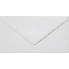envelop 110x220mm- DL Recycled Kraft Wit 90 grams 50st.