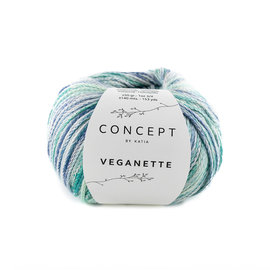 Katia Veganette 107 Mintgroen-Lila-Parelmoer-lichtviolet 25702