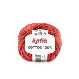 Katia COTTON 100% Roestbruin 64 bad 29830A