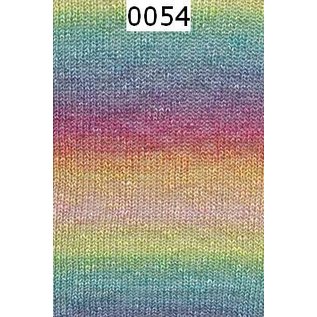 Lang Yarns Linello 0054 blauw-geel-paars-groen bad 4512