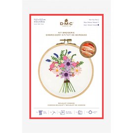 DMC kit broderie Bouquet Cosmos