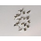 Oorsteker 6mm platinum 4 paar