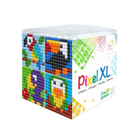 Pixel XL kubus set vogels