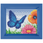 Pixelpakket - Blauwe vlinder met 32 pixelmatjes