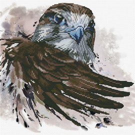 No Count Cross stitch Falcon Salute 30.5x30.5cm