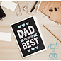 DIAMOND DOTZ® - 12.6x17.7 cm - Greeting Card BEST DAD