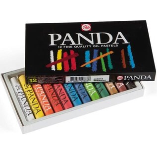 Talens Talens: Oliepastels "Panda" set met 12 pastels