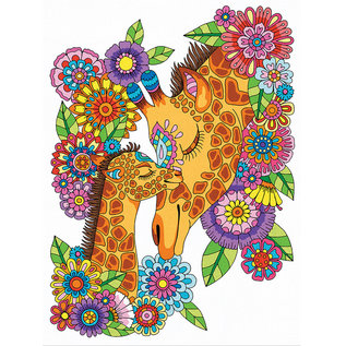 Color by numbers - GIRAFFE PENCIL - 23x30 cm