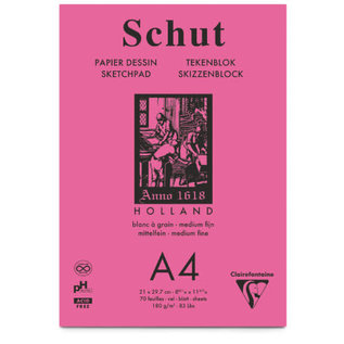 Schut Dessin a grain schetspapier 180g/m² - blok A4