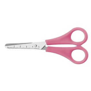 Schaar Westcott Kids 13cm ronde punt RH roze