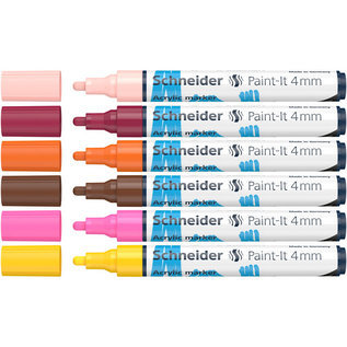 Acryl Marker Schneider Paint-it 320 4mm etui 6st.