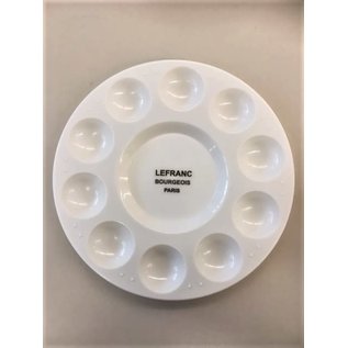Lefranc Bourgeois Palette plastique ronde Lefranc & Bourgeois