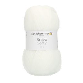 Schachenmayr SMC Bravo Softy 50g 08224 wit bad 218899