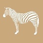 Sjabloon Paard - Zebra 20x20cm 2delig