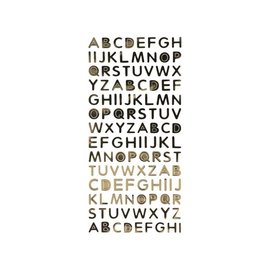 Alphabet GOUD Ca. 1x1cm