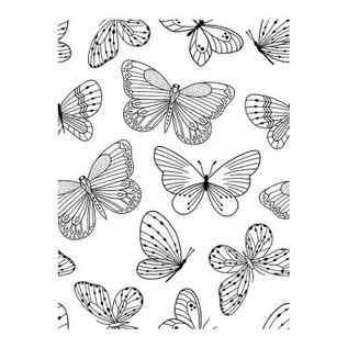 Clear stamp - Transparante stempel 7x9cm Vlinders