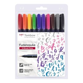 Tombow 10 Fudenosuke Brush Pens