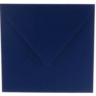 vierkante omslag 160x160mm marineblauw 6st