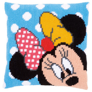 Disney Kruissteekkussen kit Disney Minnie kiekeboe