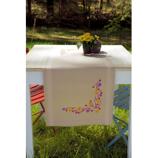 Vervaco Loper kit Speelse bloemen