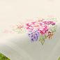 Tafelkleed kit Boeket van bloemen ca. 80 x 80 cm