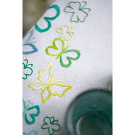 Tafelkleed kit Groene vlinders