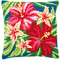 Kruissteekkussen kit Bloemen botanical