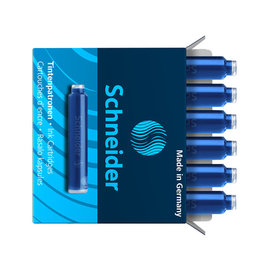 Schneider inktpatronen Schneider doos a 6 stuks blauw