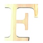 HOUTEN GROTE LETTER F