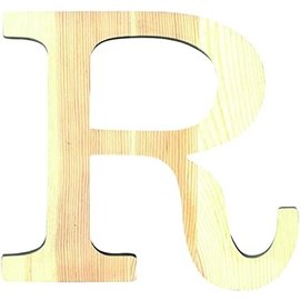 HOUTEN GROTE LETTER R