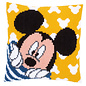 Disney Kruissteekkussen kit Disney Mickey kiekeboe