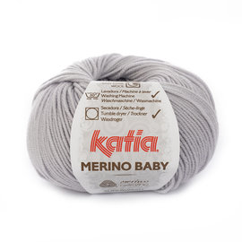 Katia MERINO BABY 55 Parelmoer-lichtgrijs bad 40335