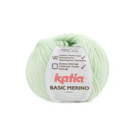 Katia BASIC MERINO 85  Zeer licht groen bad 37813A