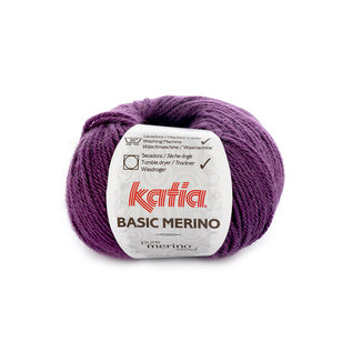 Katia BASIC MERINO 28 Donkerlila bad 35918A