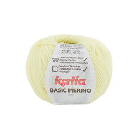 Katia BASIC MERINO 84 Pastelgeel bad 34823A