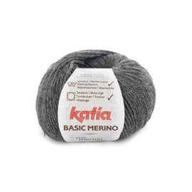 Katia BASIC MERINO 14 Zeer donker grijs bad 39347A