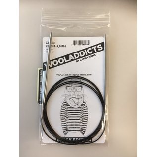 Lang Yarns Rondbreinaald 4,00mm - 150cm -  Wooladdicts Black Edition - Classic