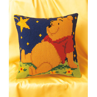 Kruissteekkussen Disney Winnie the Pooh 40x40cm