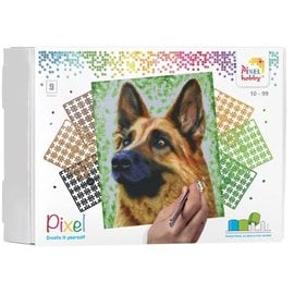PixelHobby Pixel kit Herdershond | 9 basisplaten