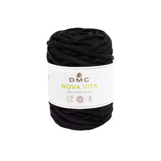 DMC Nova Vita 12 250g 02 zwart Recycled Cotton bad 094