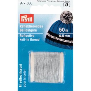 prym Prym Reflecterend meeloopband 0.5mm -  50m