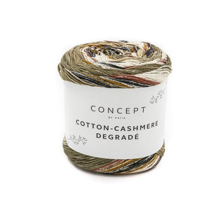 Katia Cotton Cashmere Degrade 200g. " Limited Edition" 101 Beige-Bruin-Roestbruin 37563