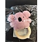 Bijtring mini Koala Roze