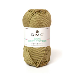100% Baby Cotton 772 Olijfgroen bad 9275