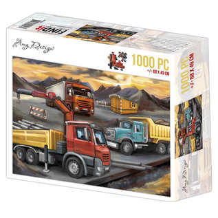 Amy Design Puzzel 1000 pc - Amy Design - Vrachtwagens +/- 68x49cm