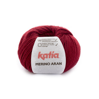 Katia MERINO ARAN 51 Licht wijnrood bad 41532