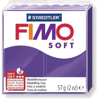 Fimo FIMO Soft Boetseerklei 57g. pruim