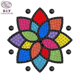 Diamond Painting - Crystal Stickers Mandala 9x9cm